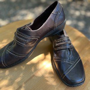 Spring Step Brown Leather Shoes - Size 40